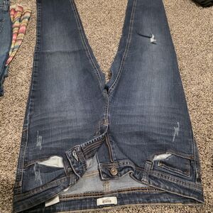 Kensie Distressed Blue Skinny Jeans